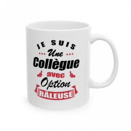 Mug une collègue Râleuse - Idée cadeau - Tasse en céramique - Humour Sympa Fun