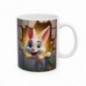 Mug Coloré Lapin - Idée cadeau - Tasse originale en céramique