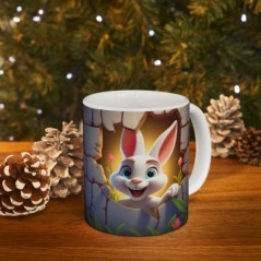 Mug Coloré Lapin - Idée cadeau - Tasse originale en céramique