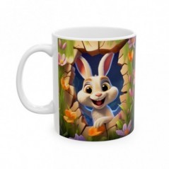 Mug Coloré Lapin Mignon - Idée cadeau - Tasse originale en céramique