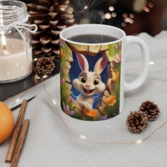 Mug Coloré Lapin Mignon - Idée cadeau - Tasse originale en céramique