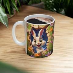 Mug Coloré Lapin Mignon - Idée cadeau - Tasse originale en céramique