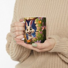 Mug Coloré Lapin Mignon - Idée cadeau - Tasse originale en céramique