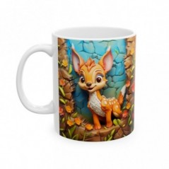 Mug Coloré Renard - Idée cadeau - Tasse originale en céramique