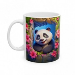 Mug Coloré Panda mignon - Idée cadeau - Tasse originale en céramique