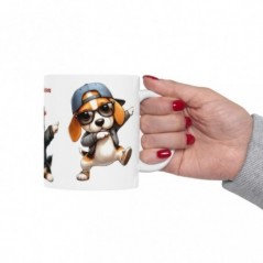 Mug personnalisé personnalisable Dab avec prénom ou petit texte - Idée cadeau - Tasse pour Enfant ou Adulte