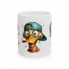 Mug Canard rigolo - Idée cadeau - Tasse en céramique - Humour Sympa Fun