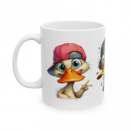 Mug Canard rigolo - Idée cadeau - Tasse en céramique - Humour Sympa Fun