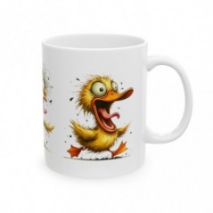 Mug Canard fou fou - Idée cadeau - Tasse en céramique - Humour Sympa Fun