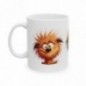 Mug Chien fou fou - Idée cadeau - Tasse en céramique - Humour Sympa Fun