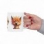 Mug Chien fou fou - Idée cadeau - Tasse en céramique - Humour Sympa Fun