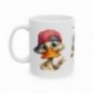 Mug personnalisé personnalisable Canard avec prénom ou petit texte - Idée cadeau - Tasse Humour Rigolo Fun