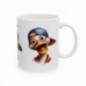 Mug personnalisé personnalisable Canard avec prénom ou petit texte - Idée cadeau - Tasse Humour Rigolo Fun