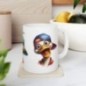 Mug personnalisé personnalisable Canard avec prénom ou petit texte - Idée cadeau - Tasse Humour Rigolo Fun