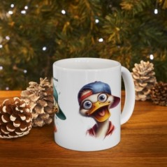 Mug personnalisé personnalisable Canard avec prénom ou petit texte - Idée cadeau - Tasse Humour Rigolo Fun