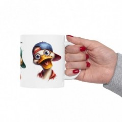 Mug personnalisé personnalisable Canard avec prénom ou petit texte - Idée cadeau - Tasse Humour Rigolo Fun