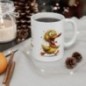 Mug personnalisé personnalisable Canard fou fou avec prénom ou petit texte - Idée cadeau - Tasse Humour Rigolo Fun