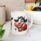 Mug Vache Sourire - Idée cadeau - Tasse en céramique - Humour Sympa Fun