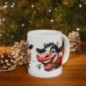 Mug Vache Sourire - Idée cadeau - Tasse en céramique - Humour Sympa Fun