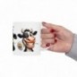 Mug personnalisé personnalisable Vache avec prénom ou petit texte - Idée cadeau - Tasse Humour Rigolo Fun