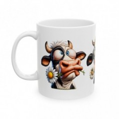 Mug Vache - Idée cadeau - Tasse en céramique - Humour Sympa Fun