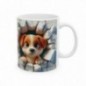 Mug bébé chien - Idée cadeau - Tasse originale en céramique enfant ou adulte