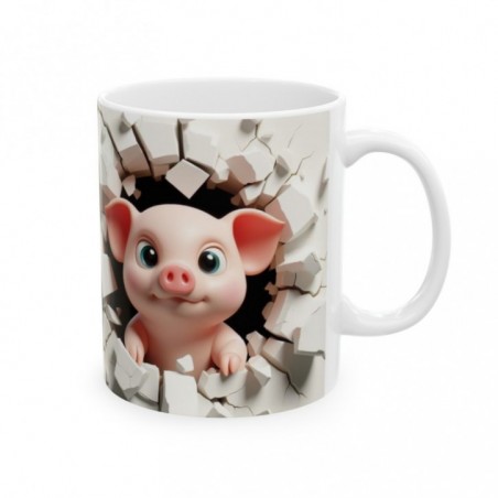 Mug bébé Cochon - Idée cadeau - Tasse originale en céramique enfant ou adulte