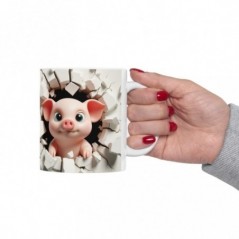 Mug bébé Cochon - Idée cadeau - Tasse originale en céramique enfant ou adulte