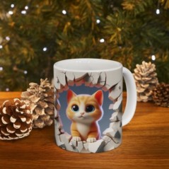 Mug bébé Chat - Idée cadeau - Tasse originale en céramique enfant ou adulte