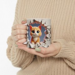 Mug bébé Chat - Idée cadeau - Tasse originale en céramique enfant ou adulte