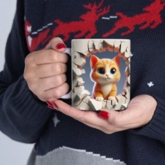 Mug bébé Chat - Idée cadeau - Tasse originale en céramique enfant ou adulte