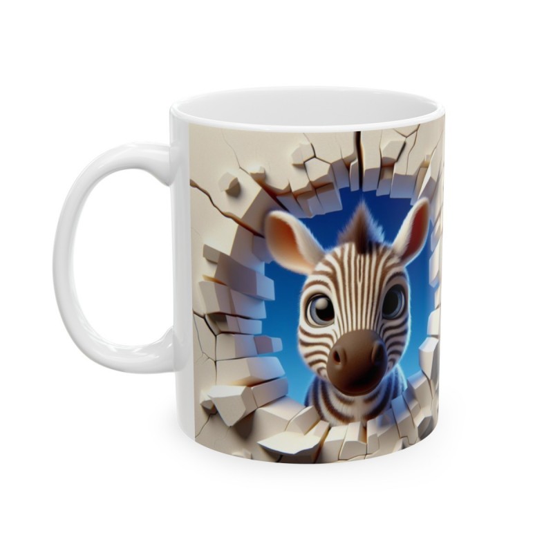 Mug bébé Zèbre - Idée cadeau - Tasse originale en céramique enfant ou adulte