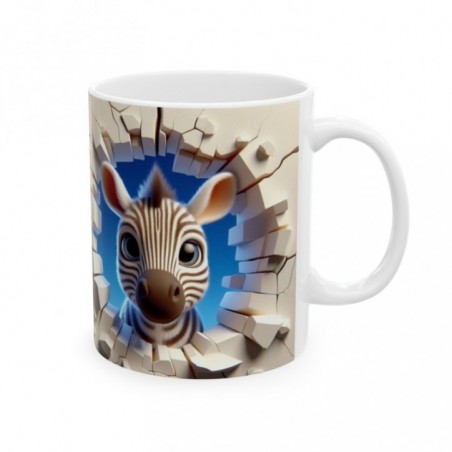 Mug bébé Zèbre - Idée cadeau - Tasse originale en céramique enfant ou adulte