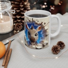 Mug bébé Zèbre - Idée cadeau - Tasse originale en céramique enfant ou adulte