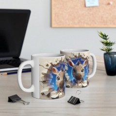 Mug bébé Zèbre - Idée cadeau - Tasse originale en céramique enfant ou adulte