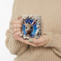 Mug bébé Zèbre - Idée cadeau - Tasse originale en céramique enfant ou adulte