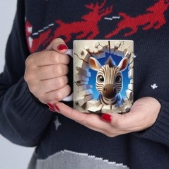 Mug bébé Zèbre - Idée cadeau - Tasse originale en céramique enfant ou adulte