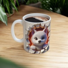 Mug bébé Loup - Idée cadeau - Tasse originale en céramique enfant ou adulte