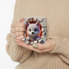 Mug bébé Loup - Idée cadeau - Tasse originale en céramique enfant ou adulte