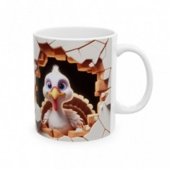 Mug bébé Dinde - Idée cadeau - Tasse originale en céramique enfant ou adulte