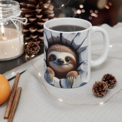 Mug bébé Paresseux - Idée cadeau - Tasse originale en céramique enfant ou adulte