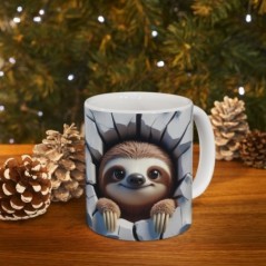 Mug bébé Paresseux - Idée cadeau - Tasse originale en céramique enfant ou adulte