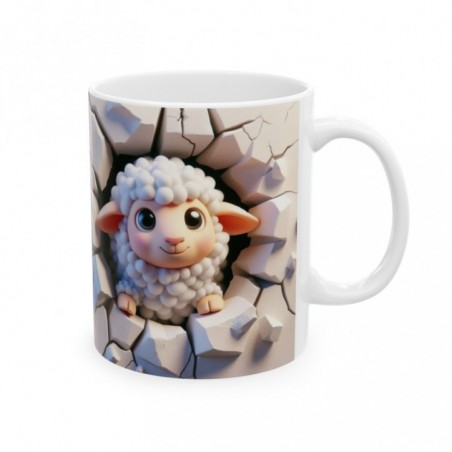 Mug bébé Mouton - Idée cadeau - Tasse originale en céramique enfant ou adulte