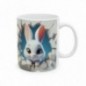 Mug bébé Lapin - Idée cadeau - Tasse originale en céramique enfant ou adulte