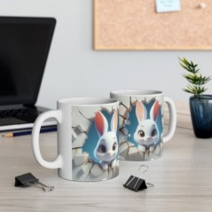 Mug bébé Lapin - Idée cadeau - Tasse originale en céramique enfant ou adulte