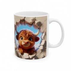 Mug bébé Vache Irlandaise - Idée cadeau - Tasse originale en céramique enfant ou adulte