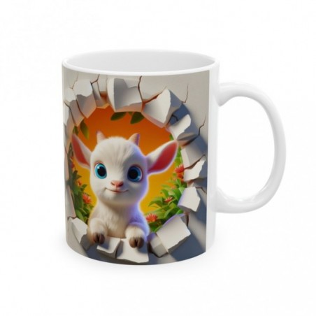 Mug bébé Chèvre - Idée cadeau - Tasse originale en céramique enfant ou adulte