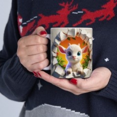 Mug bébé Chèvre - Idée cadeau - Tasse originale en céramique enfant ou adulte