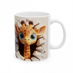 Mug bébé Girafe - Idée cadeau - Tasse originale en céramique enfant ou adulte