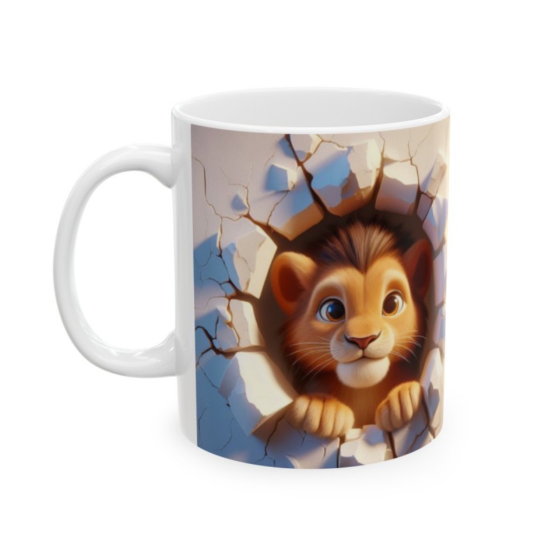 Mug bébé Lion - Idée cadeau - Tasse originale en céramique enfant ou adulte